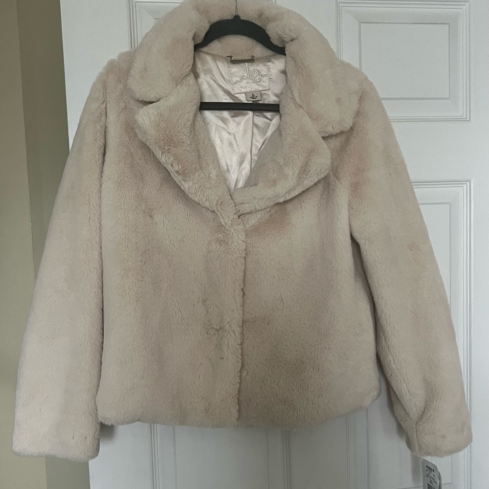 Faux fur jacket